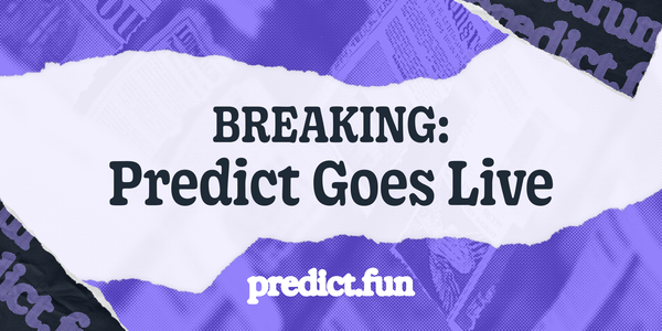 BREAKING: PREDICT GOES LIVE